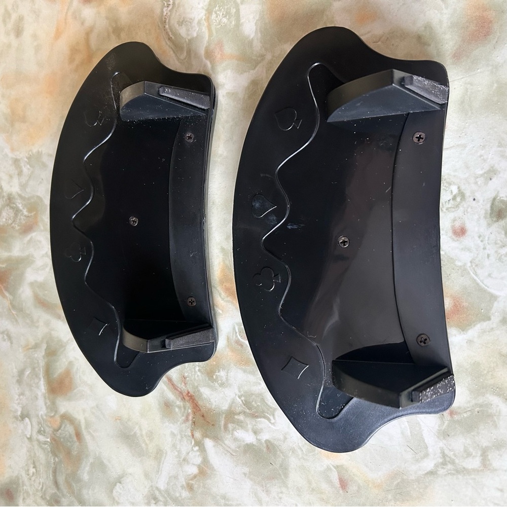 2 Playing Card Holders - Black - Picture 2 of 3